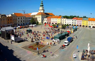 Obraz podglądu z kamery internetowej Kroměříž - Large square